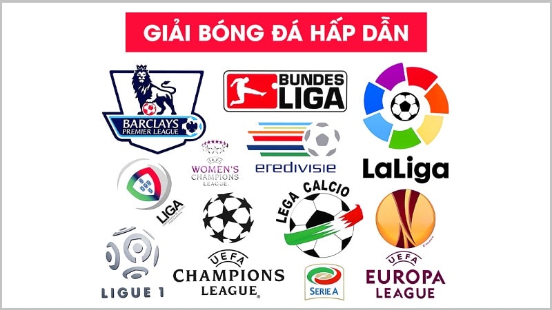 Top 5 giải đấu bóng đá hot nhất